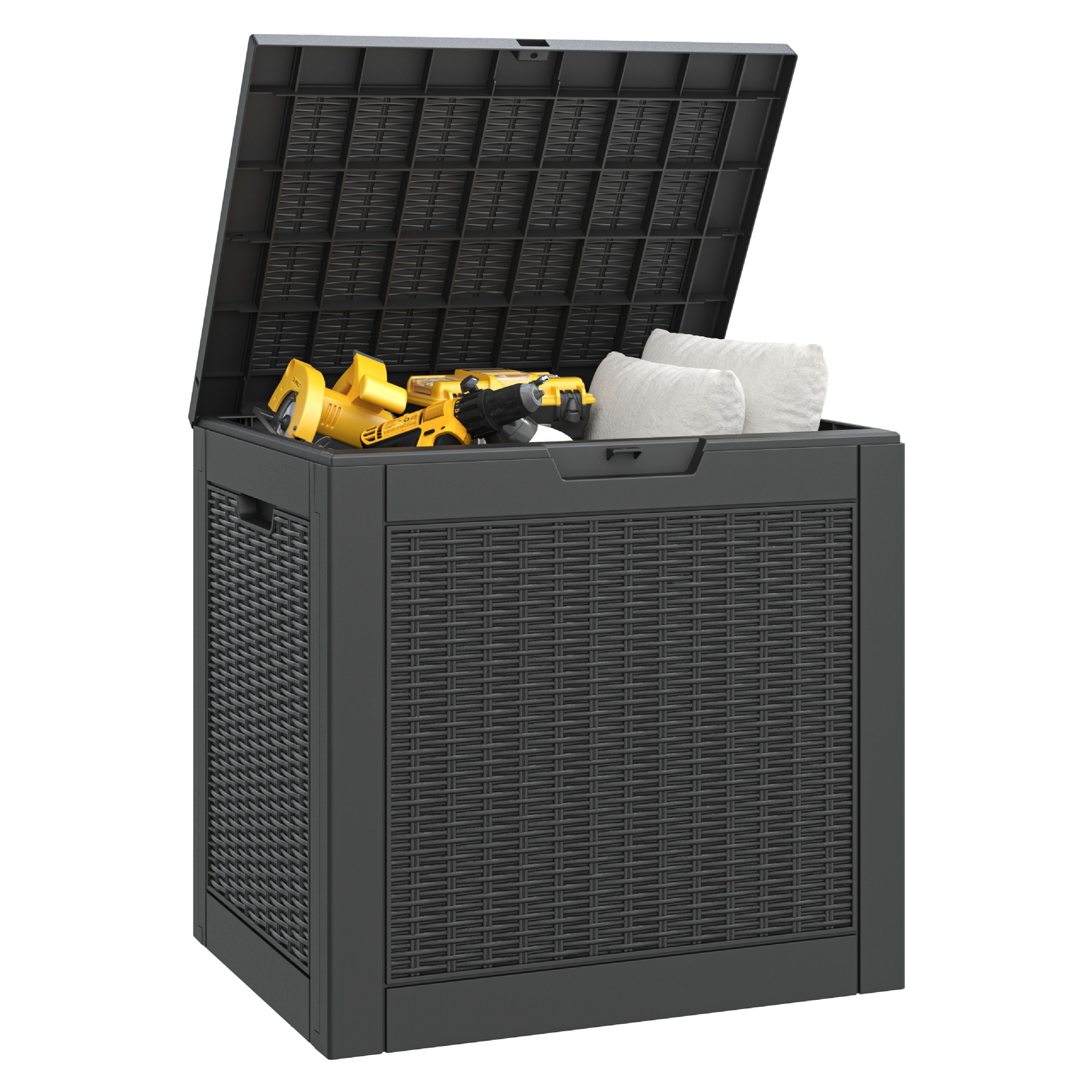 Cajas de Almacenamiento Grandes para Exteriores de 260 Galones y 32 Galones para Patio