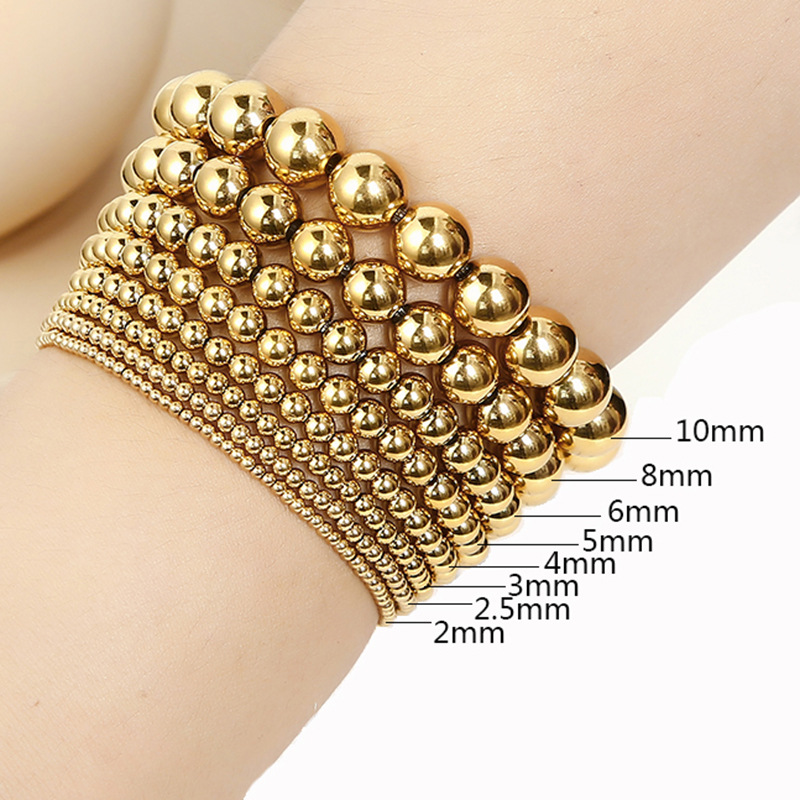 Fashion Geometric Solid Color Stainless Steel Plating Bracelets display picture 1