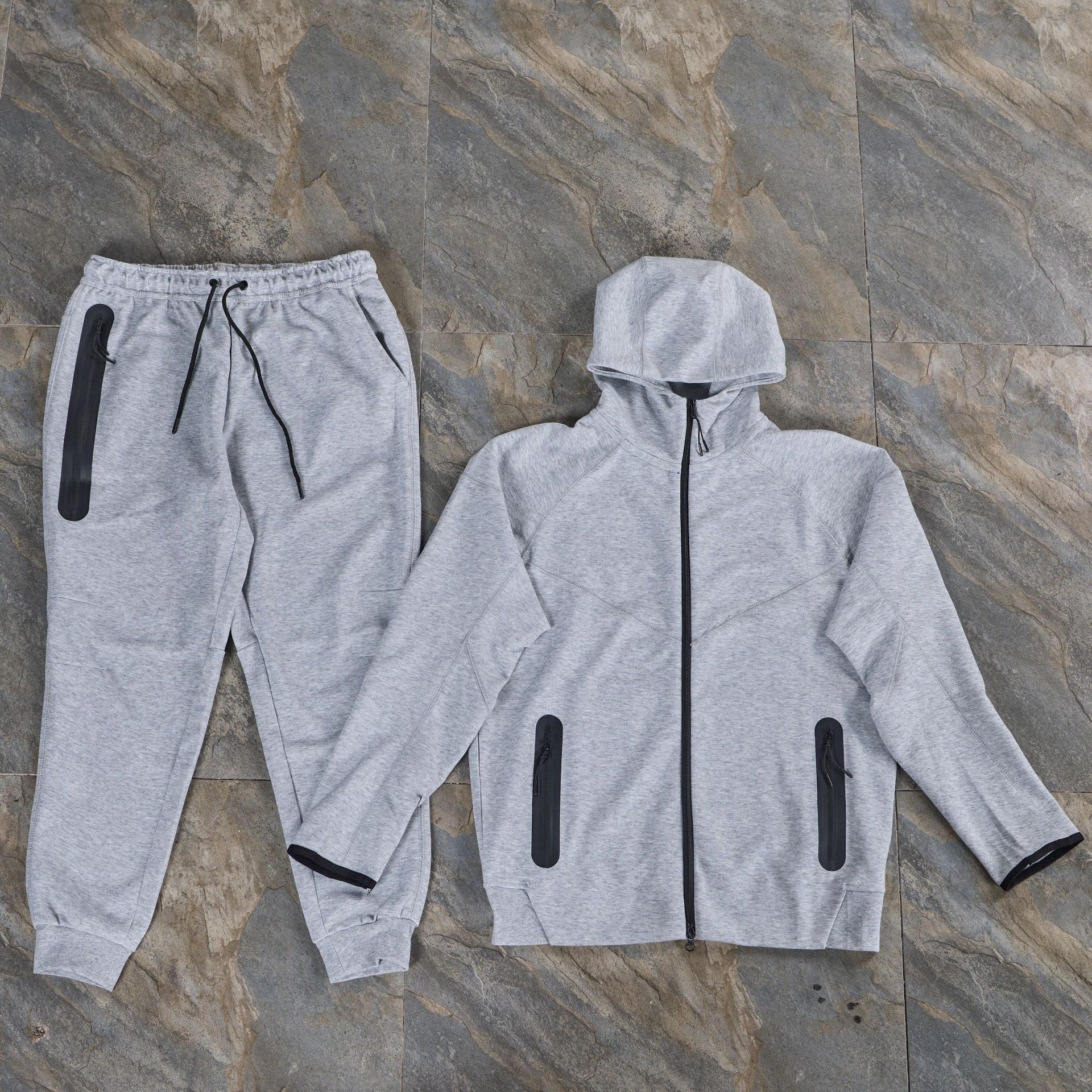 Pantalones de hombre, chaqueta de primavera y otoño, nuevos pantalones de algodón de aire, camisa con cremallera, chaqueta deportiva casual