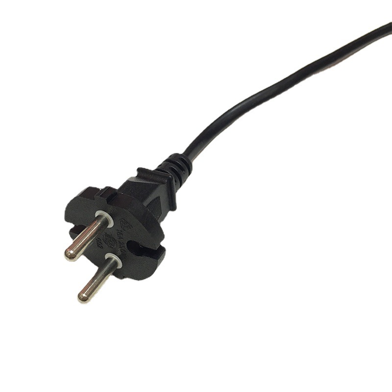 欧标两芯插头 欧规16A电器插头 VDE户外防水插头 250V家用插头