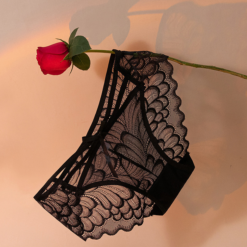 Summer Seamless Quick-Dry Breathable Women's Panties, Thin Summer Style, Hip-Lifting, Pure Cotton Crotch, Pure Desire Sexy Lace Panties for Women