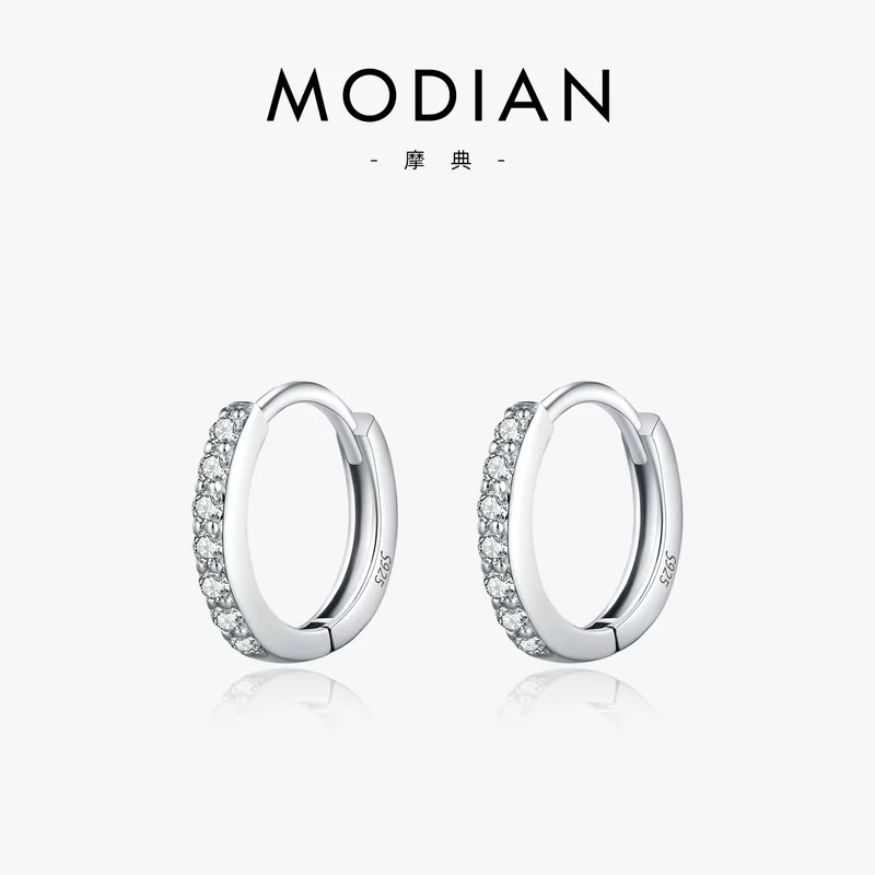 Modian Mo Dian D Seda Mosan Diamond S925 серебро осень и зима продвинутые маленькие ученики дневной дух drill ушко женщины