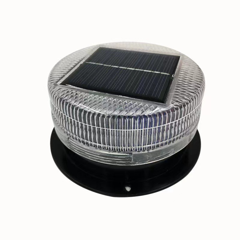 Vehicle-Mounted Solar Strobe Light, Strobe Signal Light, Flash Light, Waterproof Engineering Vehicle Roadblock, Night Warning Light, Emergency