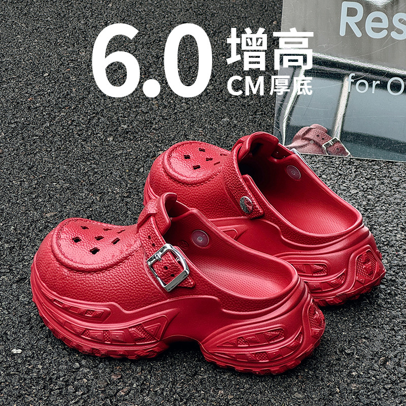 Nanbo Wan Cave Shoes Women's Summer Fashionable Outward Wear Shit-Feeling Platform Beach Sandals Sports Fashion Outdoor Non-Slip