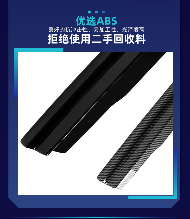 Suitable for BMW X7 G07 M Sport 2019+ rear lip spoiler corner trim cross-border modification parts