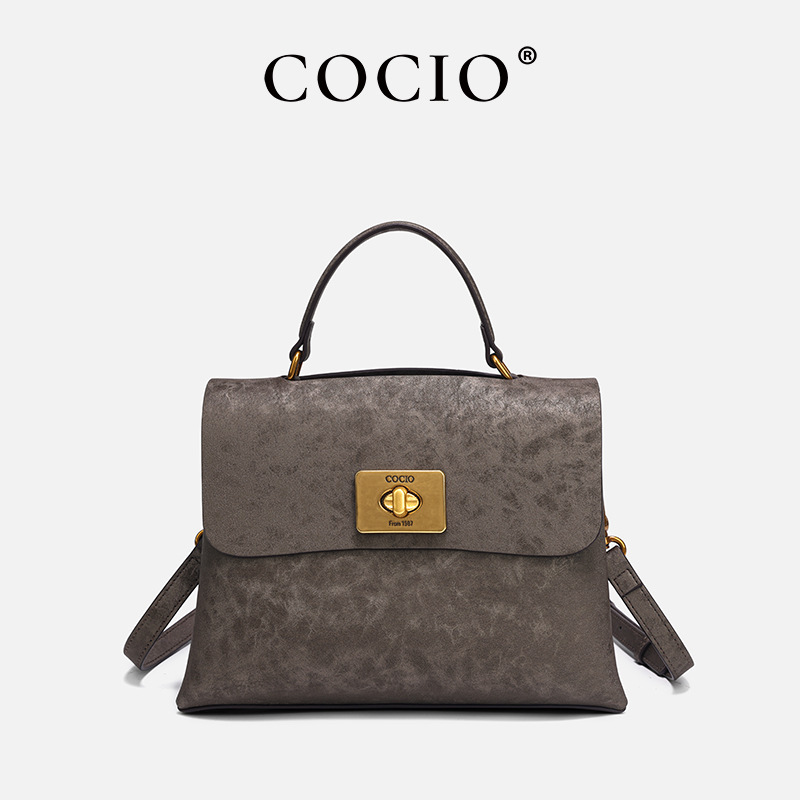 Amazon Cross-Border Flip-Top Handbag, Light Luxury Retro Messenger Briefcase, Simple and Stylish High-End Shoulder Bag Amazon Cross-Border Flip-Top Handbag, Light Luxury Retro Messenger Briefcase, Simple and Stylish High-End Shoulder Bag