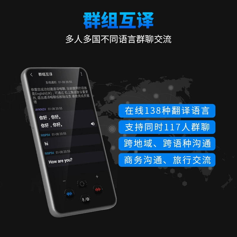 Новый интеллектуальный офлайн-переводчик S85Pro, путешествия, перевод на множество языков