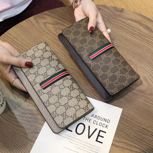 Wallet Wallet Women's Long Style 2024 New Ultra-Thin Wallet Simple Versatile Atmosphere Card Holder Internet Celebrity Niche Design Trend