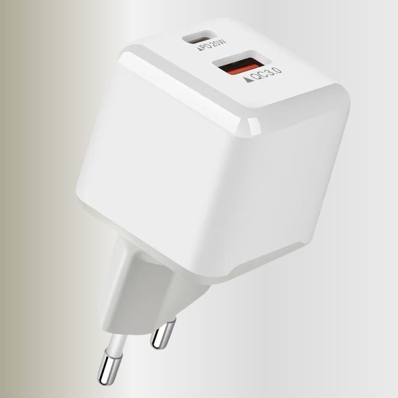 国境を越えた小さな氷20w高速充電ヘッド携帯電話PD急速充電type-c充電器qc3.0 q二口ミニ|undefined