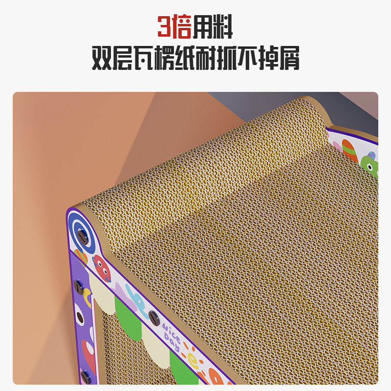 Lindos muebles para gatos, nido para gatos multifuncional, tablero de agarre para gatos al por mayor, pequeño monstruo, sofá para gatos, casa para mascotas, marco de escalada para gatos