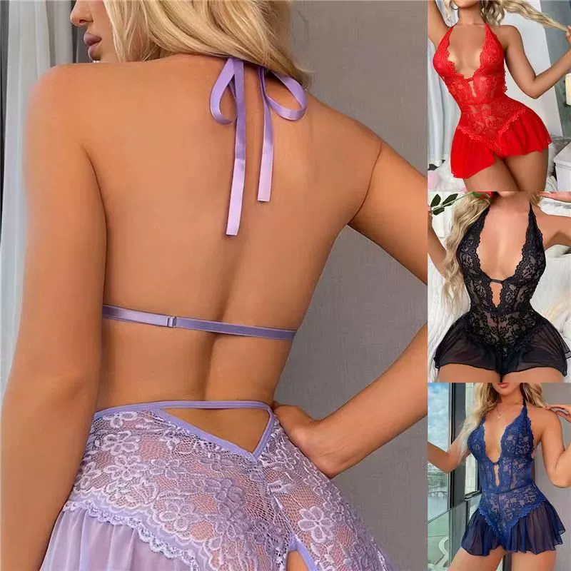 Сексуальное нижнее белье, пижама, платье-комбинация