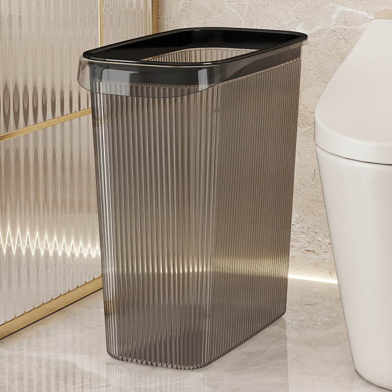 Trash Can for Home Bathroom with Lid, Large Capacity Sanitary Bin, Paper Bin, Trendy Simple Household Use
