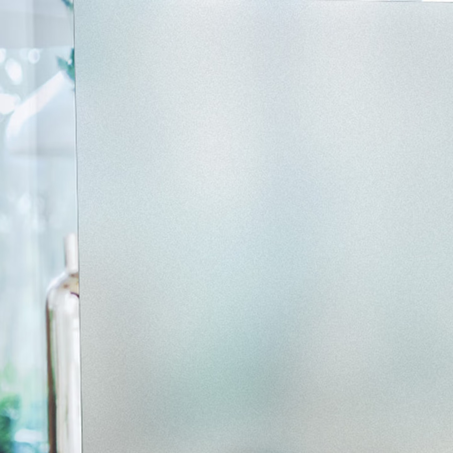 adhesivo de vidrio esmaltado electrostático ventana de vidrio anti-fuerte película anti-pepeep película adhesiva de puerta opaca transparente del baño