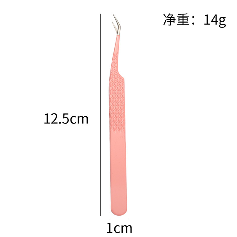 まつげピンセット、魚柄クリップ、ステンレスピンセット、高精度ゴールデンフェザークリップ、まつげ移植まつげクリップ、つけまつげピンセット|undefined
