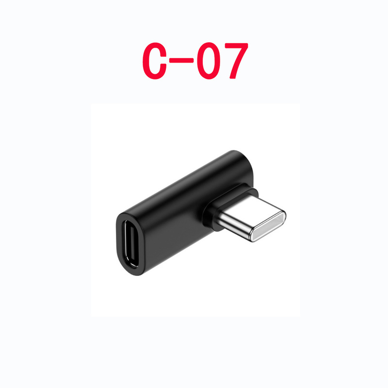 Type cアダプタusb 3.1アダプタ雷インターフェイス磁気プラグ公転母延長エルボ|undefined