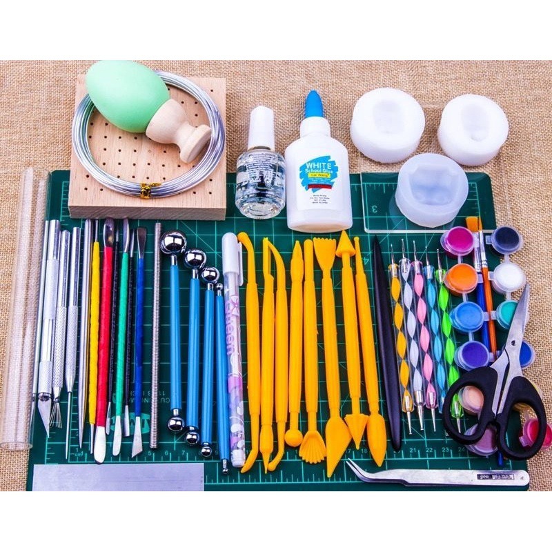 超輕粘土工具輕工具套裝手辦diy材料專業泥塑套軟陶包初學者黏土