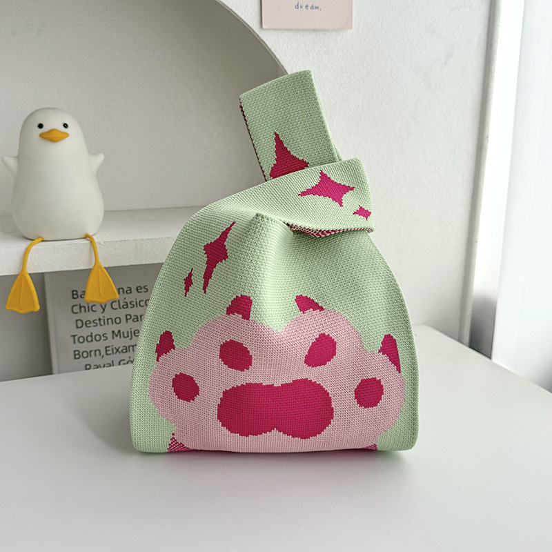 Bolsas de punto bolsas de mano coreanas de gran capacidad bolsas de mano bolsas de mano bolsas de regalo bolsas de muñeca al por mayor