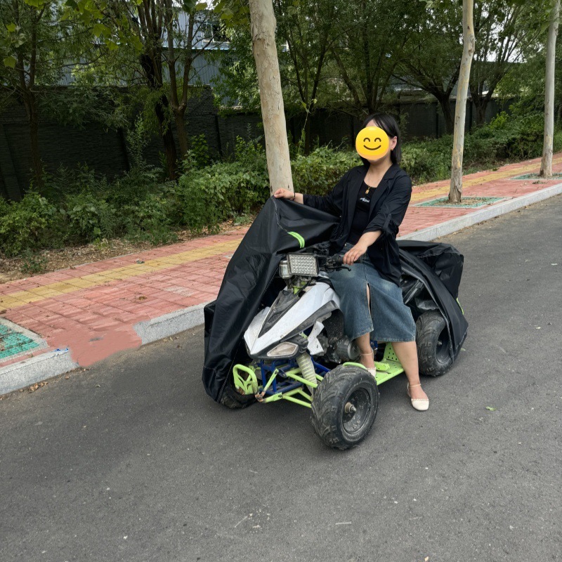 Cross-Border Amazon All-Terrain Atv Cover 420D Oxford Cloth Car Cover Rainproof Sun Protection Go-Kart Cover Sunshade