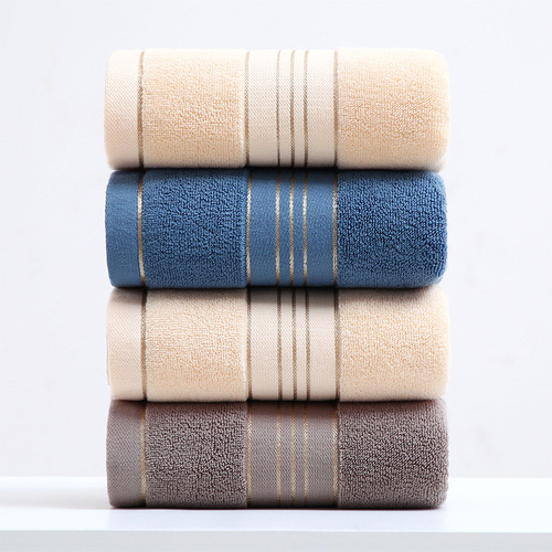 Bath Towel 100% Cotton Wholesale Absorbent Thickened Non- shedding Gift Hotel Towels Manufacturer Wholesale Pure Cotton Towels