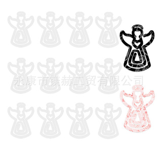 Tk Cross-Border Heat Transfer Acrylic Paper Clips Can Be Sublimated with Various Patterns DIY Paper Clip Set