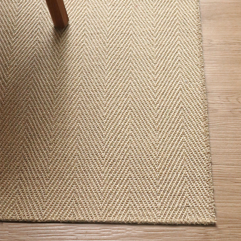 日本製天然サイザル麻フロアマットリビングルーム家庭用商業畳カーペット耐摩耗性ソファコーヒーテーブルマット|undefined