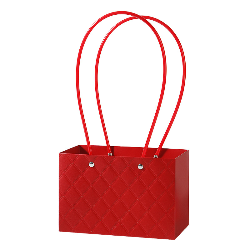Bolsa de macarrones, bolsa de aperitivos, bolsa para arreglos florales de gelatina, bolsa con relieve estéreo, bolsa cuadrada trapezoidal para regalos de cumpleaños y festivos
