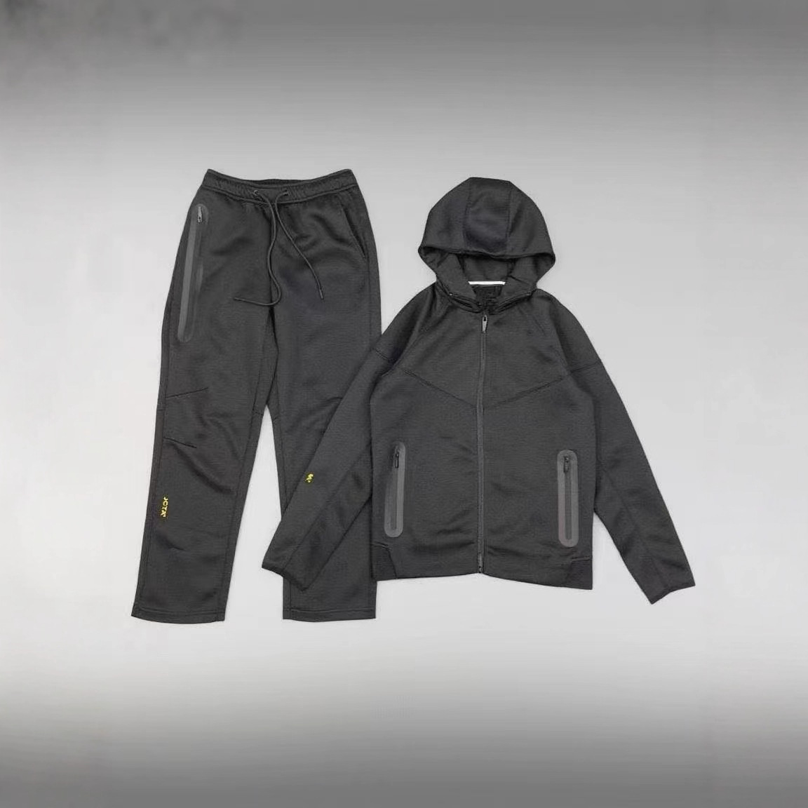 25 Spring & Fall New Sports Air Layer Hooded Jacket Jacket Sweatpants 8454+8461