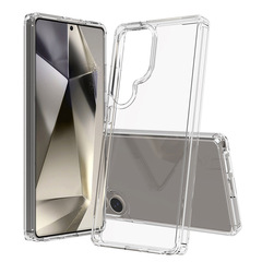 サムスンS25 S23 S24 FE S22 Ultra携帯ケース透明2 in 1アクリル転倒防止カバーを適用