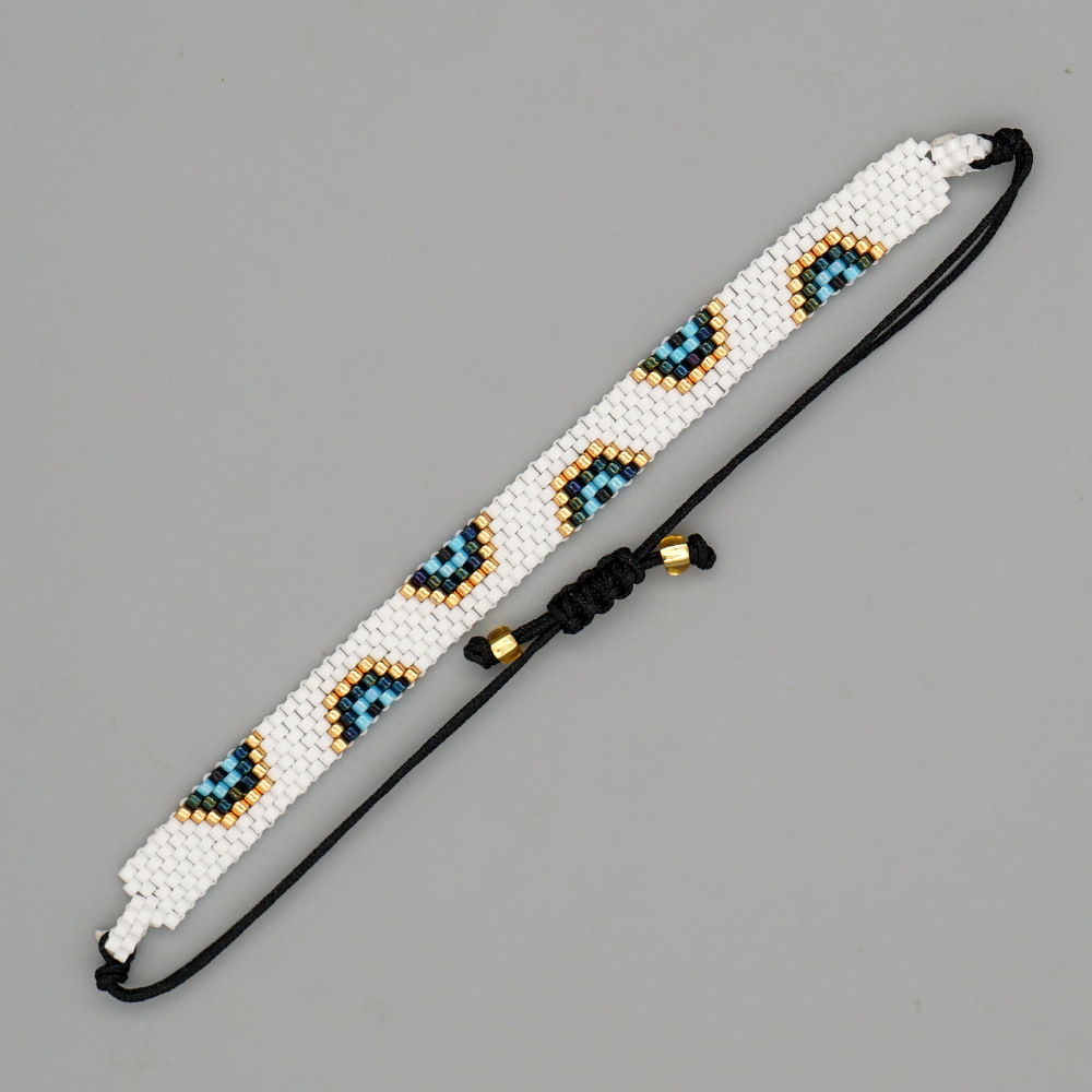 Böhmisch Blaue Augen Miyuki Perlen Armband display picture 6