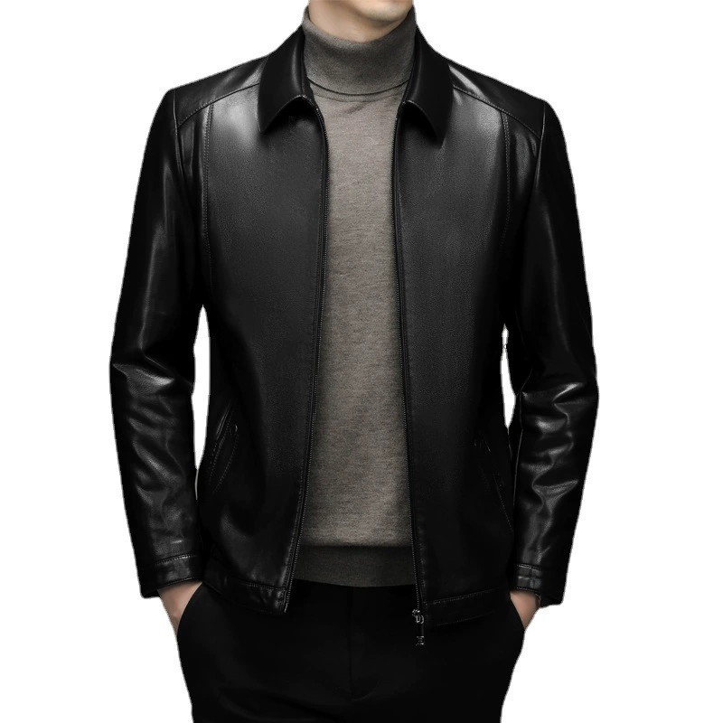 Demi-season jacket, for middle age, increased thickness, wholesale