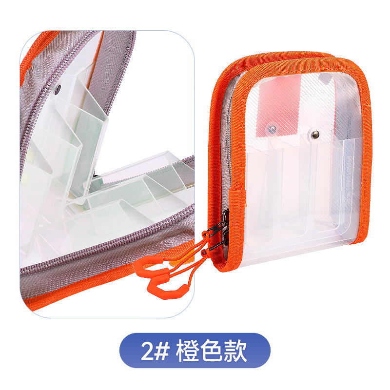 Weihuo Sports 6 グリッド木製エビバッグ Luya 釣具用品 Luya 餌バッグ収納袋外部バッグクロスボーダースポット|undefined
