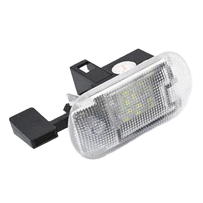 white lights, 2 pieces, License plate lamp