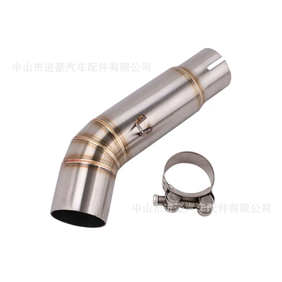 Suitable for Motorcycle Modification Suzuki Small and Medium-Sized R Titanium Color 11/21 Model Front Exhaust Pipe Factory Direct Sale (Motorcycle exhaust pipe) - suzuki-medium-r-titanium-color-1121