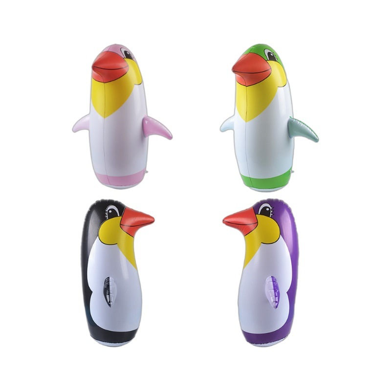 メーカー卸売カラーペンギンタンブラー動物インフレータブルペンギンpvcインフレータブル玩具タンブラー玩具|undefined