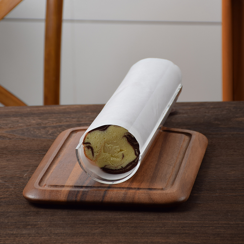 Molde de formación de rollos de pastel refrigerable fijador de rollos de pastel suizo papel de aceite acrílico herramienta de horneado