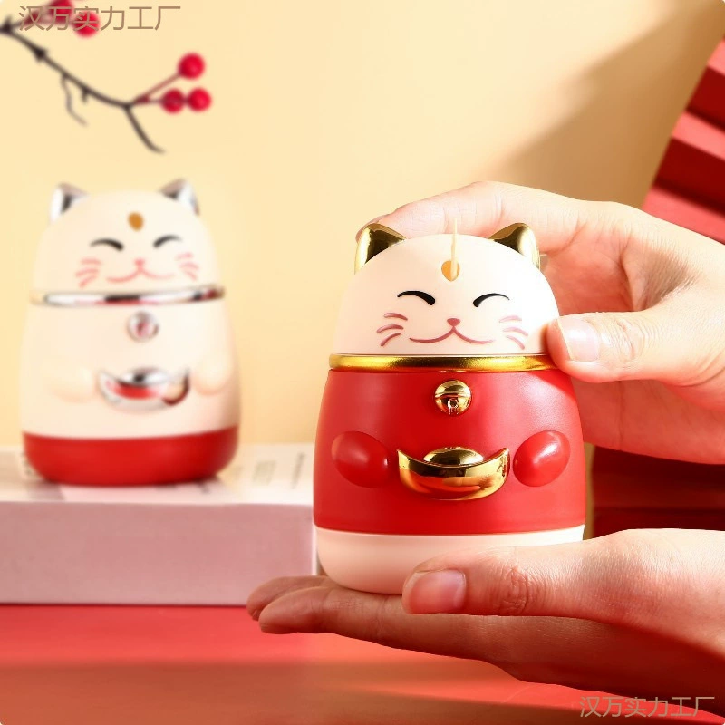 Коробка для зубочисток с высоким лицевым значением Guo tide cartoon творческий пресс автоматическая выскакивающая подставка招 모집 招募 кошачья зубочистка резервуар бытовая зубочистка