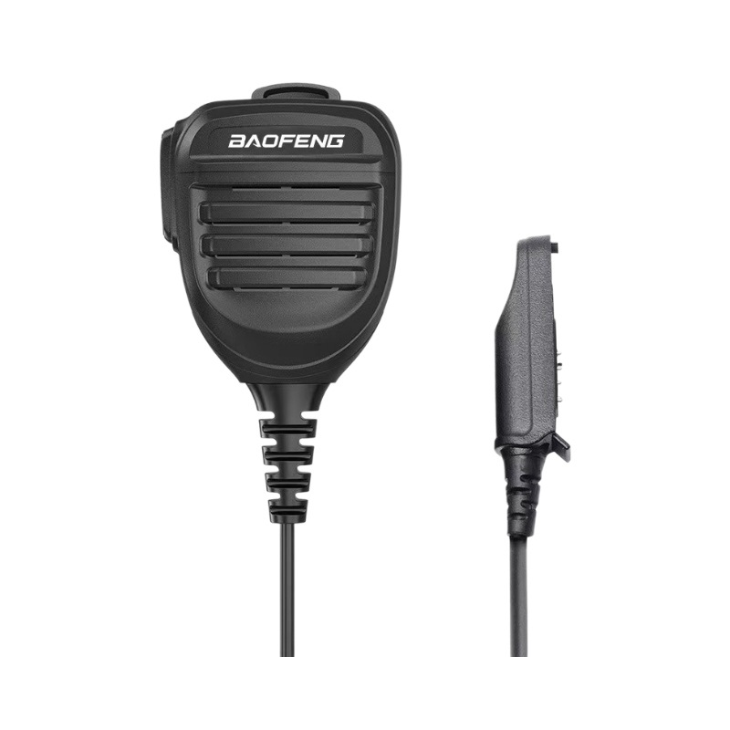 UV9R bicolor a prueba de agua micrófono de mano altavoz a prueba de agua Baofeng intercomunicador micrófono fabricantes al por mayor