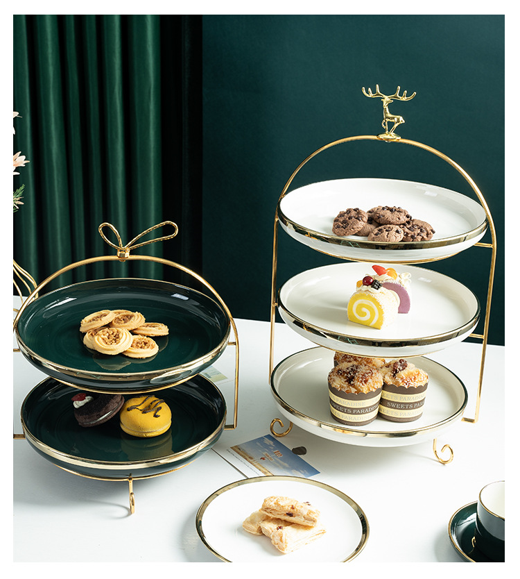 甜品架+盘