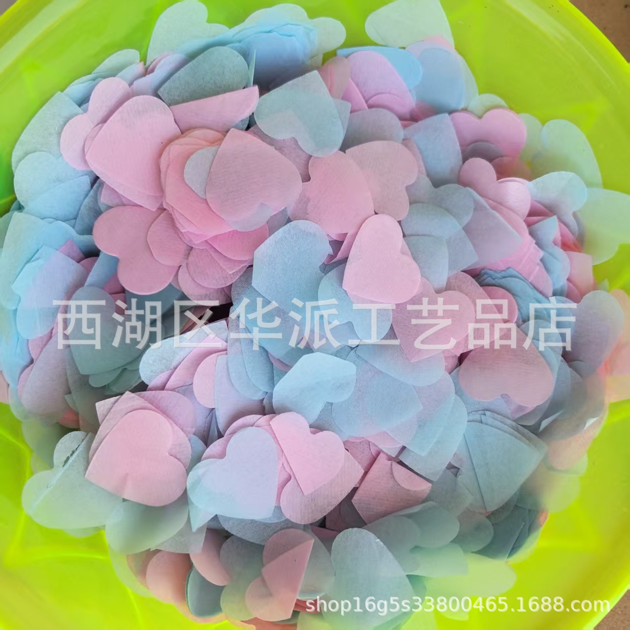 10g colorido 2.5cm confeti de amor fiesta de bodas de San Valentín sosteniendo pétalos globos transparentes relleno de bola de olas