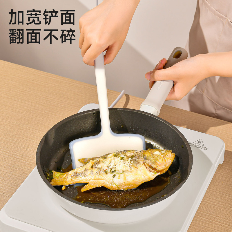 煎饼铲子烙饼专用硅胶铲食品级耐高温锅铲家用玉子烧煎蛋煎铲|undefined