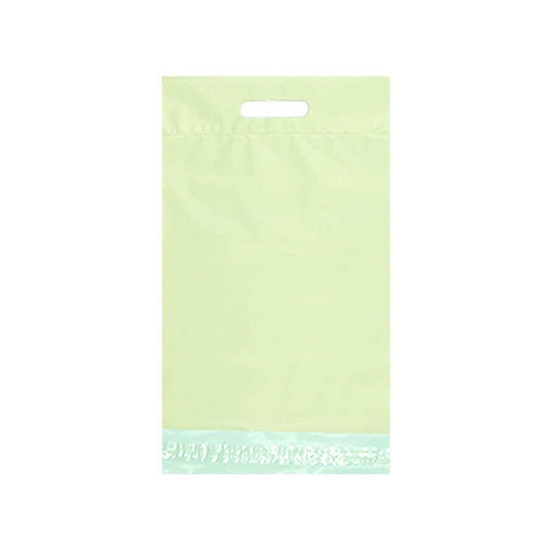 Bolsa de entrega rosa portátil, bolsa de embalaje de color de ropa PE gruesa, bolsa de transporte ecológico de gran capacidad, bolsa impermeable