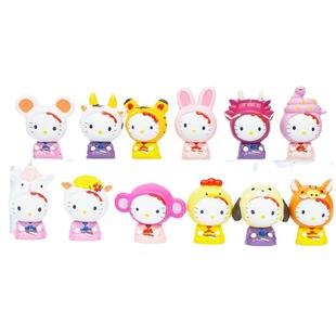 A Variety of Optional Cat Kt Animation Figures, Cake Decoration DIY Ornaments, Blind Box Dolls, Gift Toys