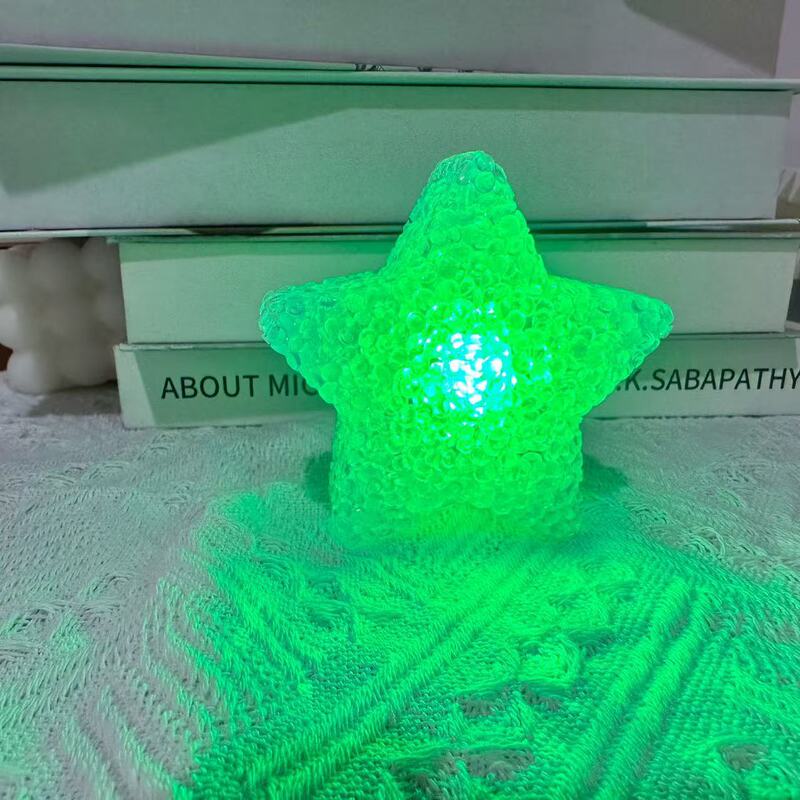 アップグレードされたハンドヘルドリトルスターランプダンス発光小道具ハンドヘルドリストバンド五芒星ステージパフォーマンスコーラス|undefined