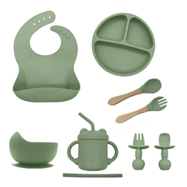 喂养餐具;牙胶;围嘴围兜