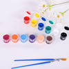 Children painted diy3ml Conjoined Acrylic paint 12 suit blank Zhisan Coloured drawing Roundwood Coloring Pigment