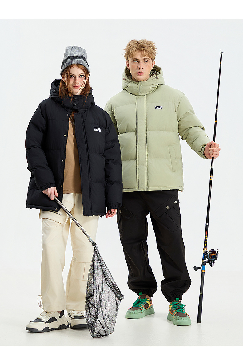 Giacca in cotone con cappuccio tinta unita 2025, giacca invernale in cotone ampia e spessa, cappello staccabile, giacca in cotone e giacca calda_voghion.com