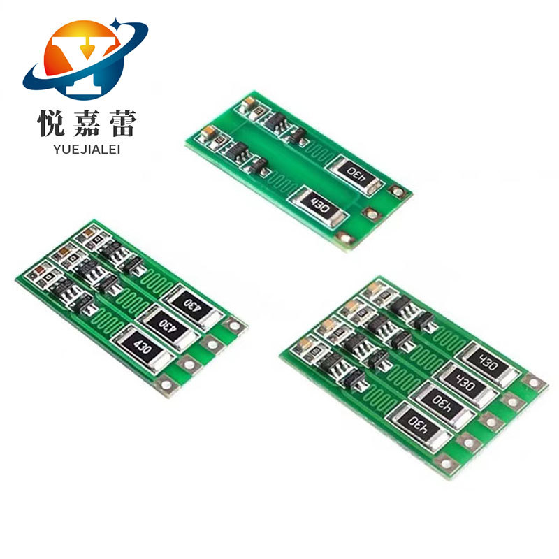 聚合物 锂电池 2/3/4串 8.4/12.6/16.8V 18650  均衡电流100mA 板