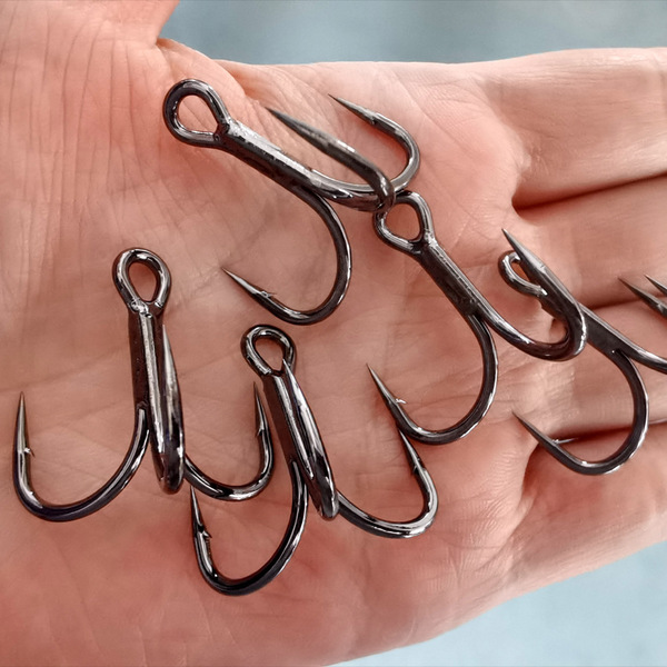 Three anchor hook Luya Hook MZ66 series 6X wire diameter bold band…