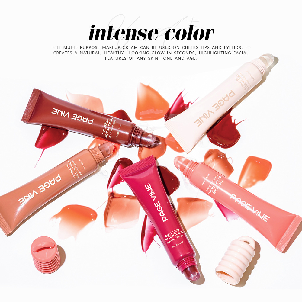 Amazon PAGE VINE Lipstick Honey Lip Gloss Lip Gloss Lip Gloss Lip Oil Hydrating Lip Balm Cross-Border