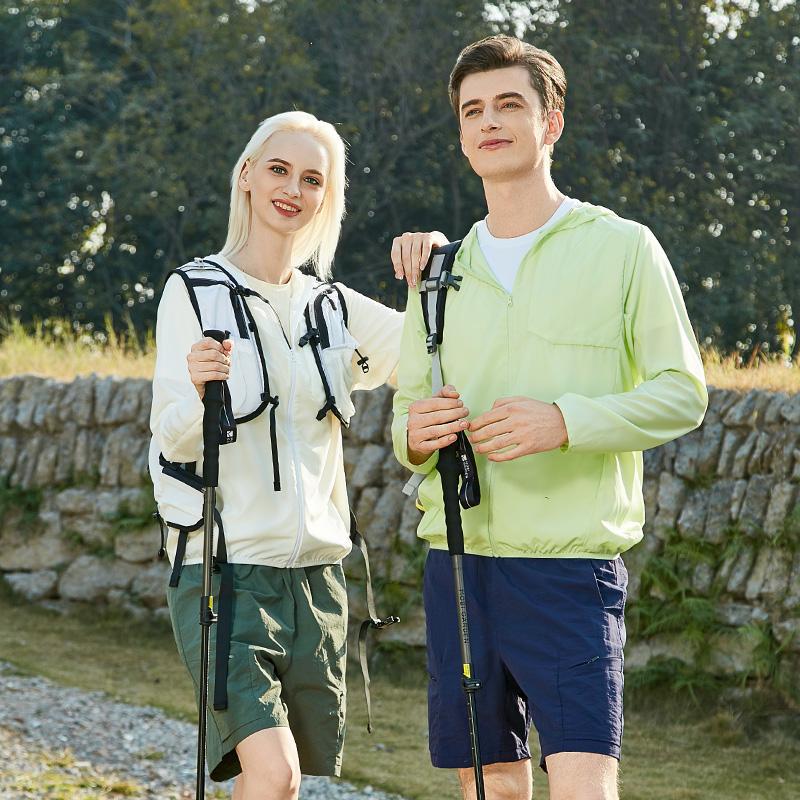 Cross-border New Yifeng Light Armor Outdoor Wind Shell Coat Men's and Women's Hooded Sun-protective Coat Hiking Camping Bird Home Same Style
